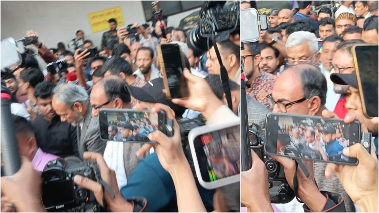 গুলিবিদ্ধ হাদিকে দেখতে গিয়ে তোপের মুখে মির্জা আব্বাস