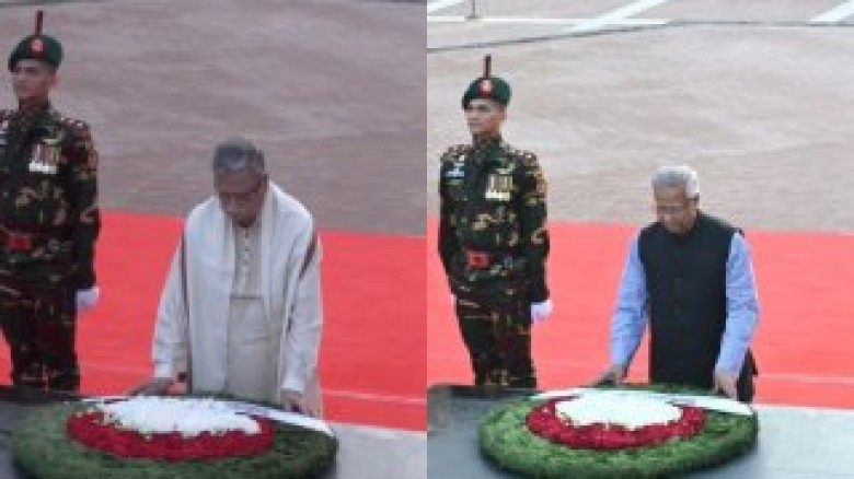শহীদ বুদ্ধিজীবীদের প্রতি শ্রদ্ধা জানালেন রাষ্ট্রপতি ও প্রধান উপদেষ্টা