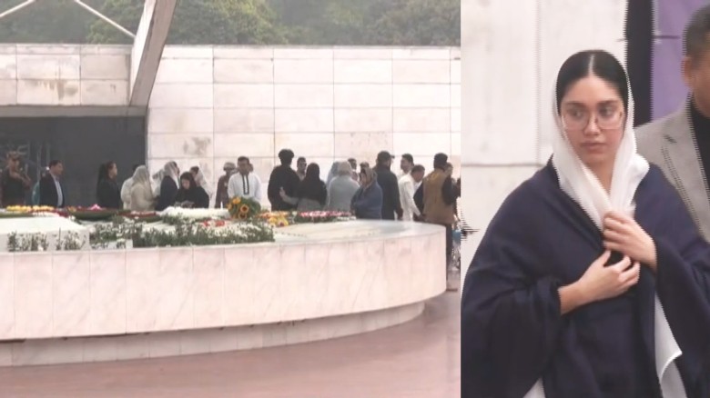 বেগম জিয়ার সমাধিতে নাতনি জাইমাসহ স্বজনদের শ্রদ্ধা